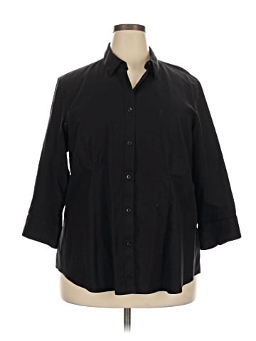 Coldwater Creek 3/4 Sleeve Button-Down Shirt (view 1)