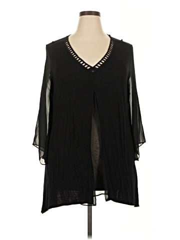 B.l.e.u. 3/4 Sleeve Blouse (view 1)