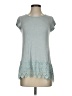 Jolt Teal Short Sleeve Top Size XS - photo 1