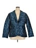 ELOQUII Paisley Blue Blazer Size 18 Plus - photo 1
