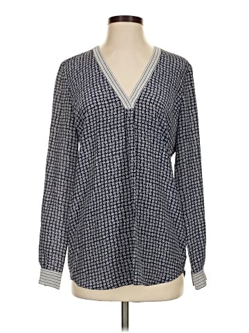 Joie Long Sleeve Silk Top (view 1)