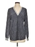 Joie 100% Silk Houndstooth Gray Long Sleeve Silk Top Size S - photo 1