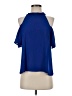 Lily White Blue Sleeveless Blouse Size S - photo 1