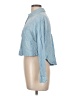 Sim & Sam 100% Rayon Blue Long Sleeve Button-Down Shirt Size L - photo 5