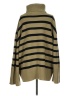 WeWoreWhat Stripes Tan Turtleneck Sweater Size XS - photo 2