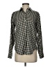 Everlane Houndstooth Black Long Sleeve Button-Down Shirt Size 2 - photo 1