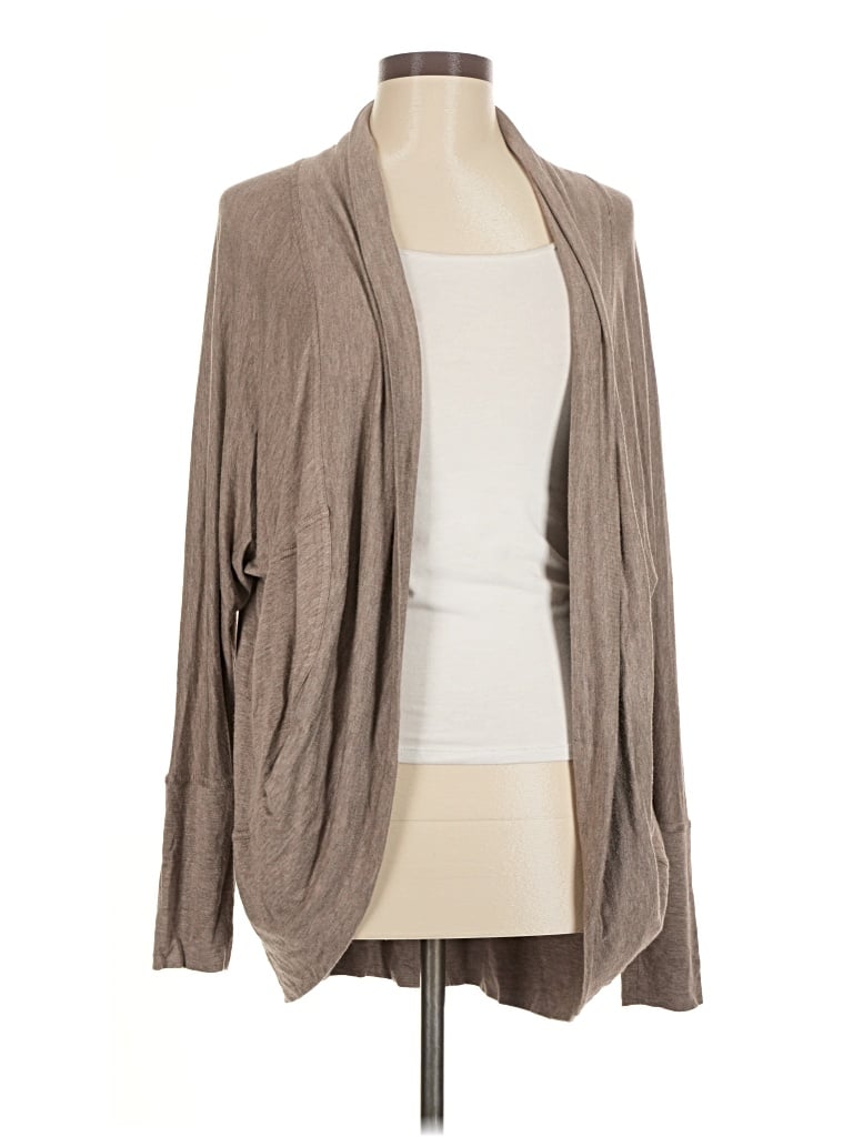 Pre-owned Max Studio Cardigan Sweater In Tan