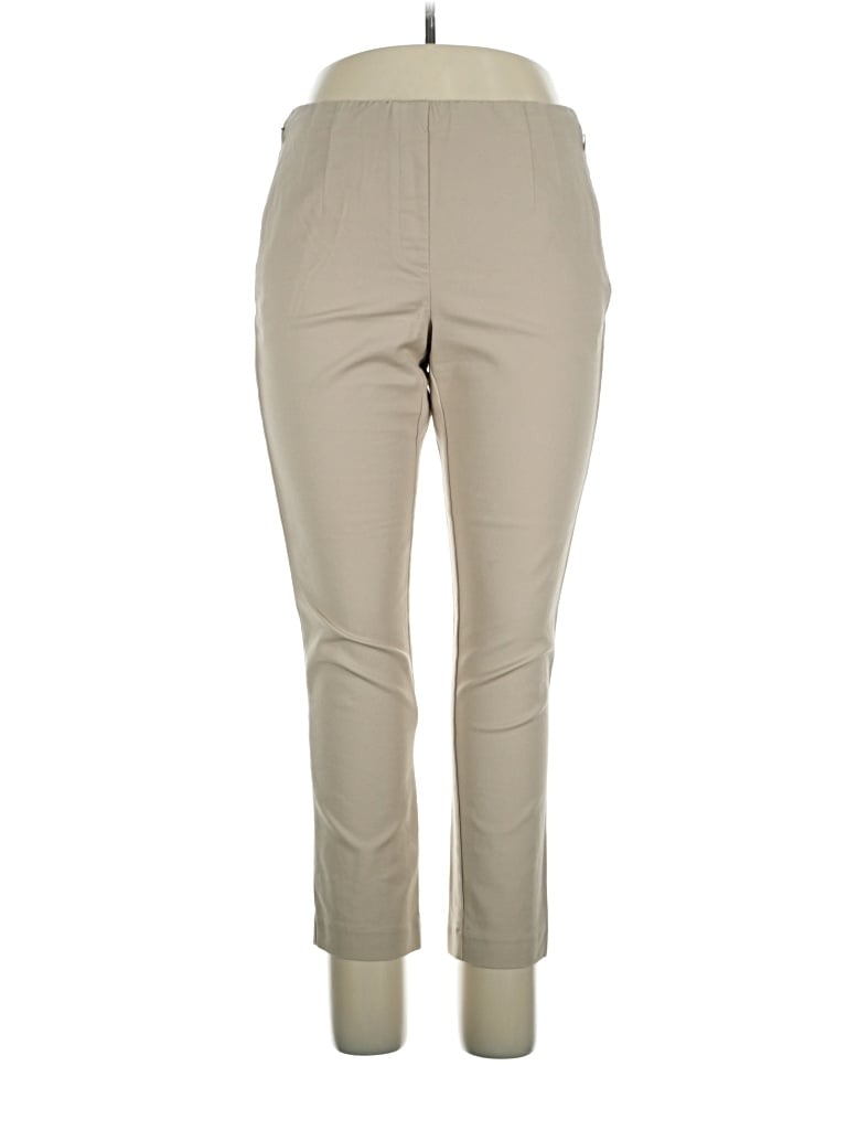 Pre-owned Jjill Casual Pants In Tan