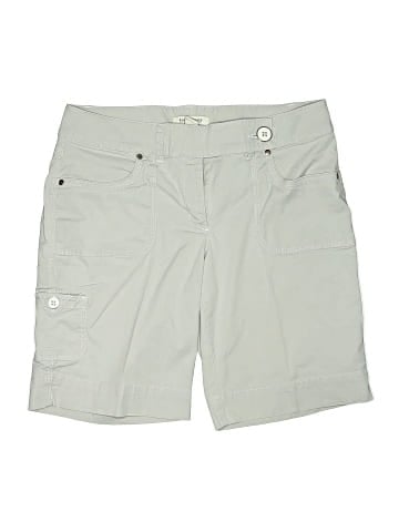 White House Black Market Khaki Shorts (view 1)