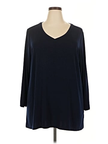 Susan Graver 3/4 Sleeve Top (view 1)