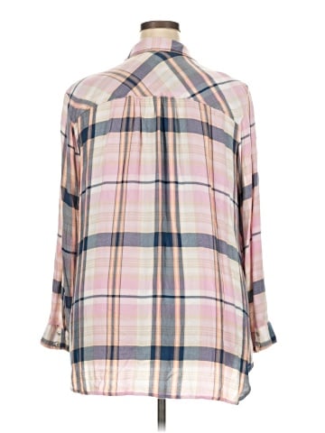 Caslon 3/4 Sleeve Button-Down Shirt (view 2)