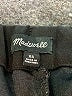 Madewell Hearts Black Scallop-Hem Pull-On Shorts Size XS - photo 3