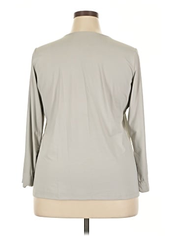 Susan Graver 3/4 Sleeve T-Shirt (view 2)