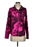 The North Face 100% Polyester Print Purple Track Jacket Size S - photo 1