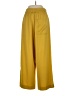 Zara Solid Yellow Casual Pants Size S - photo 2