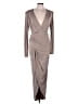 Baltic Born Metallic Silver Tan Cocktail Dress Size XL - photo 1