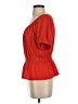 Ann Taylor Red Short Sleeve Blouse Size S - photo 5