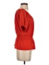 Ann Taylor Red Short Sleeve Blouse Size S - photo 4