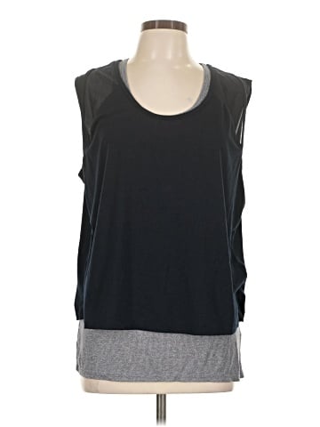 Tangerine Sleeveless Top (view 1)