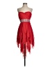 Sequin Hearts 100% Polyester Red Cocktail Dress Size 3 - photo 1