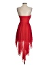 Sequin Hearts 100% Polyester Red Cocktail Dress Size 3 - photo 2