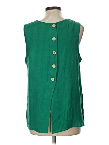 Blu Pepper Sleeveless Blouse (view 2)
