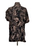 Robin Piccone 100% Rayon Tropical Brown Short Sleeve Blouse Size S - photo 2