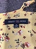 Heart & Hips 100% Polyester Floral Yellow Swimsuit Top Size M - photo 3