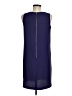 Ann Taylor LOFT 100% Polyester Solid Blue Casual Dress Size 6 - photo 2