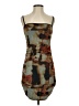 Shein 100% Polyester Camo Brown Cocktail Dress Size 4 - photo 1