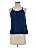 Rumors 100% Polyester Blue Sleeveless Blouse Size S - photo 1