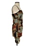 Shein 100% Polyester Camo Brown Cocktail Dress Size 4 - photo 4