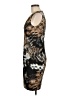 Etcetera Graphic Brown Cocktail Dress Size 8 - photo 5