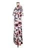 Connected Apparel Floral Pink Casual Dress Size 10 - photo 5