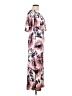 Connected Apparel Floral Pink Casual Dress Size 10 - photo 4