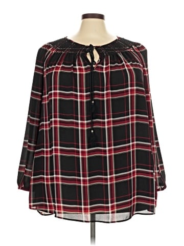 Ruff Hewn 3/4 Sleeve Blouse (view 1)