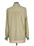 Pleione 100% Polyester Green Long Sleeve Blouse Size L - photo 2