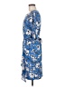 Adrienne Vittadini Print Blue Casual Dress Size M - photo 5