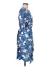Adrienne Vittadini Print Blue Casual Dress Size M - photo 4