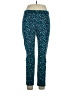 Talbots Print Teal Blue Active Pants Size 8 - photo 1