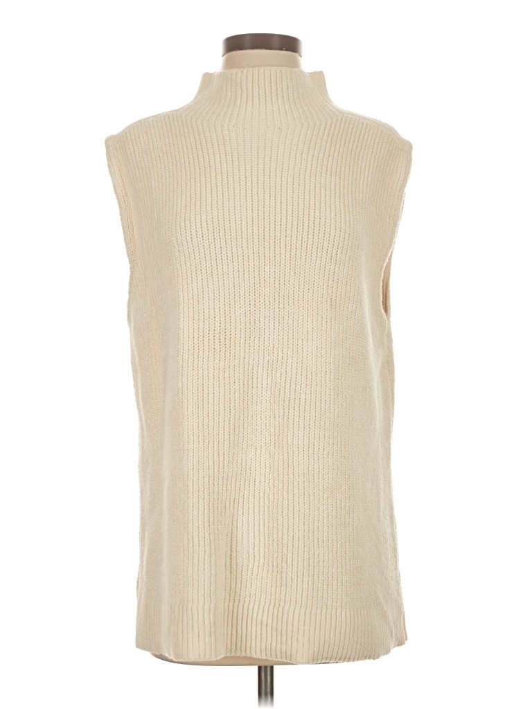 Pre-owned Mara Hoffman Vest In Ivory