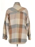 Lucky Brand Plaid Tan Coat Size M - photo 2