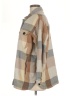 Lucky Brand Plaid Tan Coat Size M - photo 5