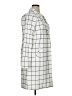 MELLODAY 100% Polyester Checkered-gingham Ivory Coat Size XL - photo 4