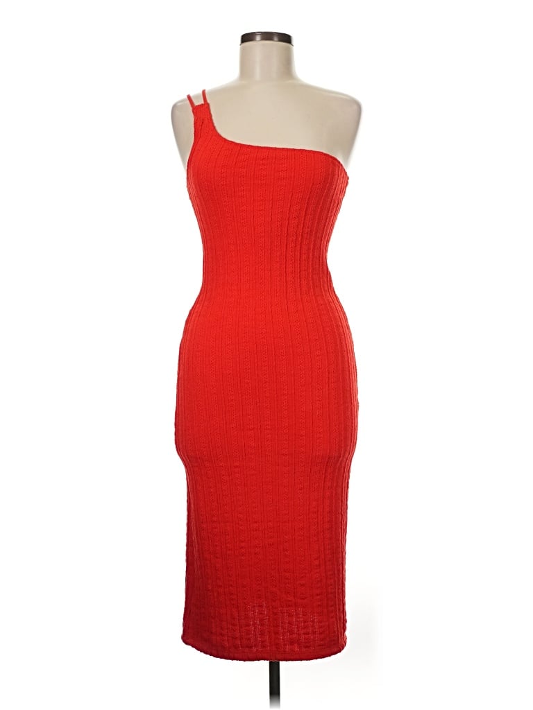 Pre-owned Zara Cocktail Dress In Red