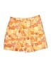 Ann Taylor LOFT Print Orange Shorts Size 8 - photo 1