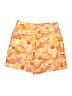 Ann Taylor LOFT Print Orange Shorts Size 8 - photo 2