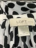 Ann Taylor LOFT Outlet 100% Polyester Polka Dots Silver Sleeveless Blouse Size Lg Petite - photo 7