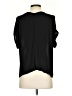 Lush 100% Polyester Black Short Sleeve Top Size S - photo 2