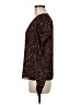 Allison Joy Animal Print Brown Long Sleeve Blouse Size M - photo 5